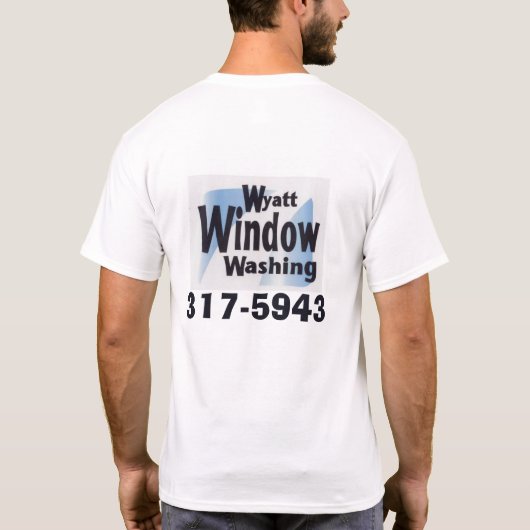 Venster Waslaag T-shirt (Achterkant)