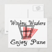 Venster Wasmachines Briefkaart (Voorkant / Achterkant)