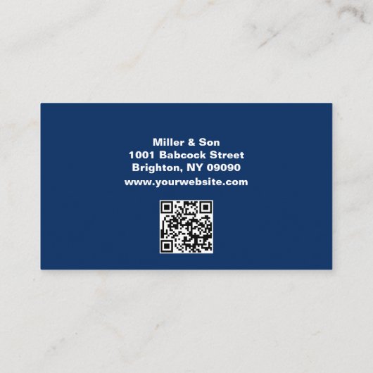 Venster wassen en reinigen visitekaartje (Achterkant)