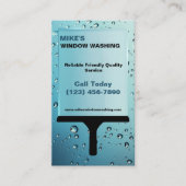 Venster wassen en reinigen visitekaartje (Voorkant)