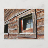 Venster Weathered Barn Briefkaart (Voorkant)