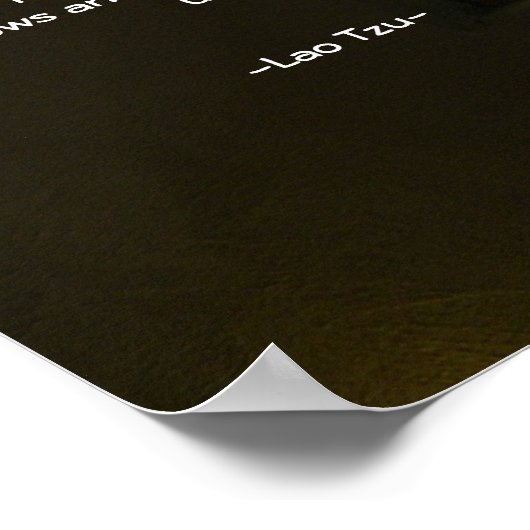 Venster/wijsheid van Lao Tzu Poster (Hoek)