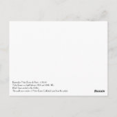 Venster Zuid-Roos buiten Notre Dame de Paris Briefkaart (Achterkant)