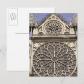 Venster Zuid-Roos in de kathedraal van Notre Dame  Briefkaart (Voorkant / Achterkant)