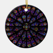 Venster Zuid-Roos Notre Dame Keramisch Ornament (Voorkant)