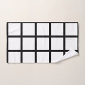 Venster Zwart-wit Bad Handdoek (Handdoek)