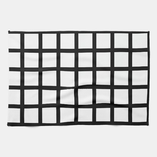 Venster Zwart-wit Theedoek (Horizontaal)