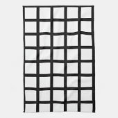 Venster Zwart-wit Theedoek (Verticaal)