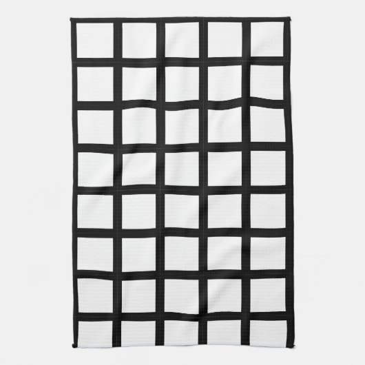 Venster Zwart-wit Theedoek (Verticaal)