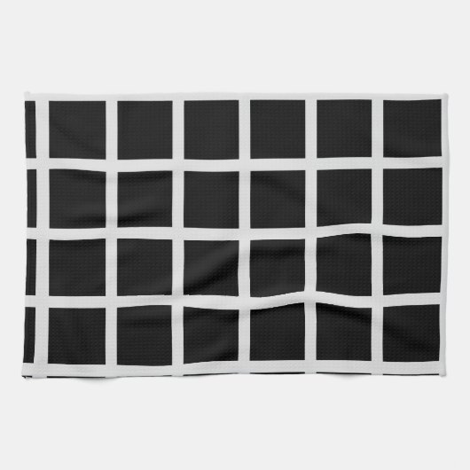 Venster Zwart-wit Theedoek (Horizontaal)