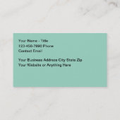 Vensterbedekking Modes Visitekaartjes (Achterkant)