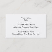 Vensterbehandeling Modes Visitekaartjes (Achterkant)