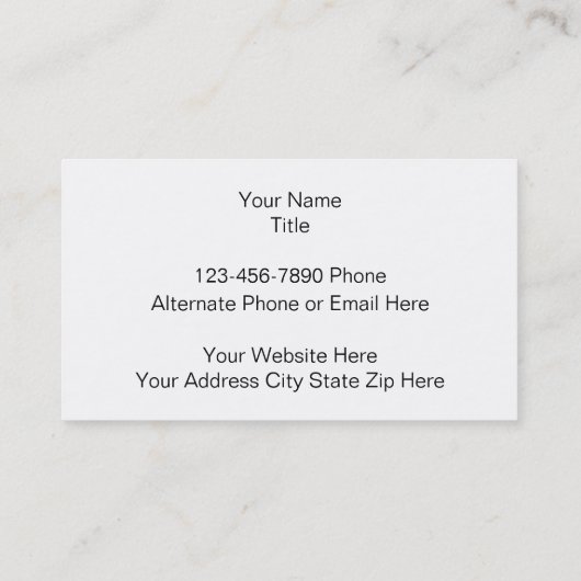 Vensterbehandeling Modes Visitekaartjes (Achterkant)