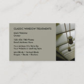 Vensterbehandelingen Visitekaartjes (Voorkant)