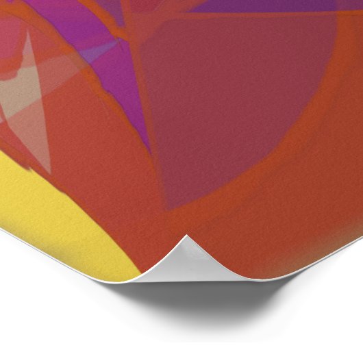 vensterglas poster (Hoek)