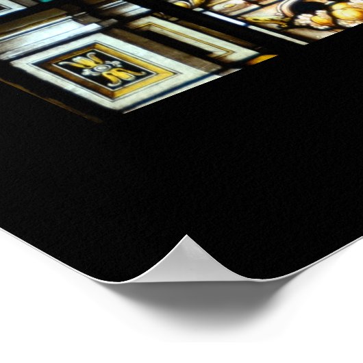 vensterglas poster (Hoek)