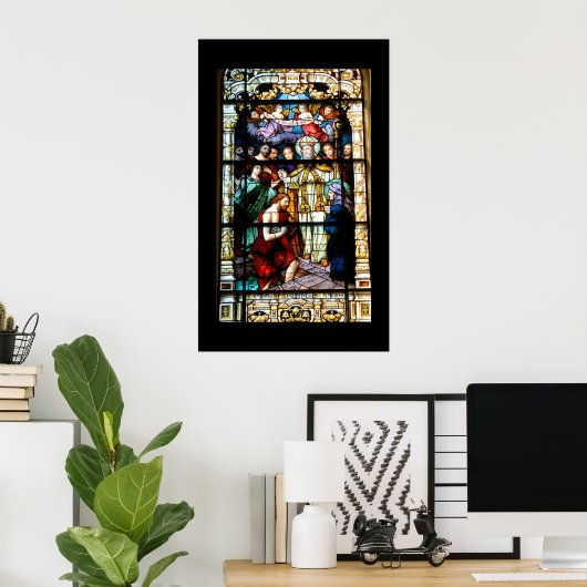 vensterglas poster (Thuiskantoor)