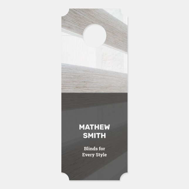 Vensterjaloezie Deurhanger (Voorkant)