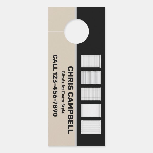 Vensterjaloezie Deurhanger (Voorkant)