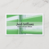 Vensterjaloezie Visitekaartje (Voorkant)