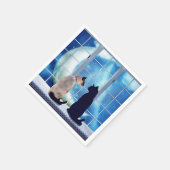 Vensterkatten Servetten (Hoek)