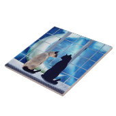 Vensterkatten Tegeltje (Zijkant)