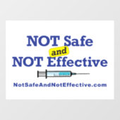 Vensterklemming - 11 x 8 inch raamsticker (Vel)