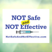 Vensterklemming - 11 x 8 inch raamsticker (Vel 3)