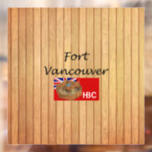 Vensterklemming ABH Fort Vancouver Raamsticker (Vel 2)