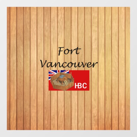 Vensterklemming ABH Fort Vancouver Raamsticker (Vel)