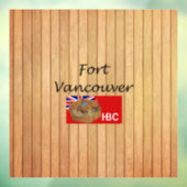Vensterklemming ABH Fort Vancouver Raamsticker (Vel 3)
