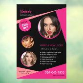 Vensterkoppeling Salon Services Raamsticker (Vel 3)