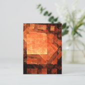 Vensterlicht Abstract Art Briefkaart (Staand voorkant)