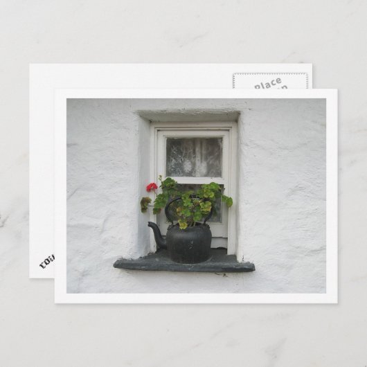 Vensterpot Briefkaart (Voorkant / Achterkant)