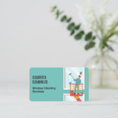 Vensterreiniging Visitekaartje (Staand voorkant)
