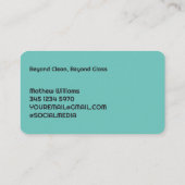 Vensterreiniging Visitekaartje (Achterkant)