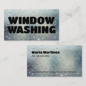Vensterreiniging Visitekaartje (Voorkant / Achterkant)
