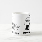 Vensterreinigingsbedrijf baas. Voeg Jouw namen toe Koffiemok (Center)