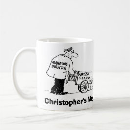 Vensterreinigingsbedrijf baas. Voeg Jouw namen toe Koffiemok