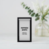 Vensterrolgordijnen QR-Visitekaartje Visitekaartje (Staand voorkant)