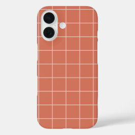 Vensterruit Tangerine Terracotta iPhone 16 Hoesje