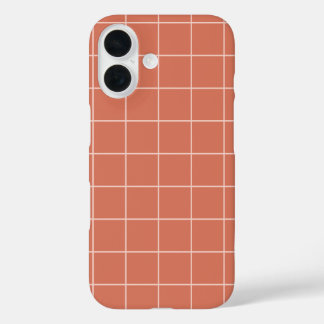 Vensterruit Tangerine Terracotta iPhone 16 Hoesje