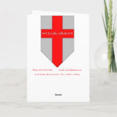 "Vensters van Jordanië's Ziel" Beterschap Kaart (Achterkant)