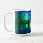 Vensters van Maderi - Abstracte Kunst Koffiemok (Links)