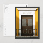 Vensters van Old San Juan, Puerto Rico Briefkaart (Voorkant / Achterkant)