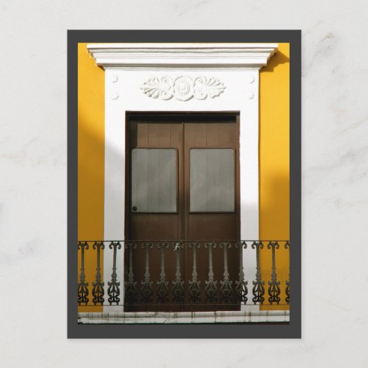 Vensters van Old San Juan, Puerto Rico Briefkaart (Voorkant)