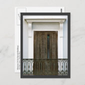 Vensters van Old San Juan, Puerto Rico Briefkaart (Voorkant / Achterkant)