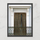 Vensters van Old San Juan, Puerto Rico Briefkaart (Voorkant)