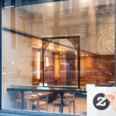 Vensterstickers Raamsticker (Cafe Raam)