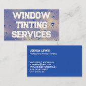 Venstertinten Visitekaartje (Voorkant / Achterkant)